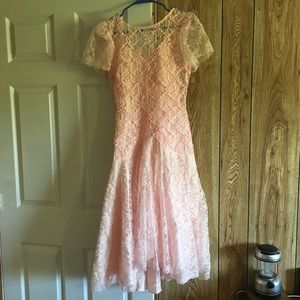 VINTAGE - 80s Pink Formal Dress/Costume
